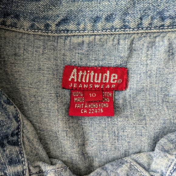 Vintage Attitude Jeanswear Denim Dress - Size S - Picture 6 of 10